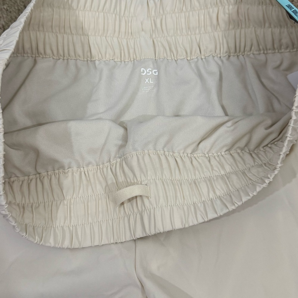 DSG High-Rise Stride Short 3” Inseam Light Sand Women’s Size XL Running Athletic - Picture 8 of 12
